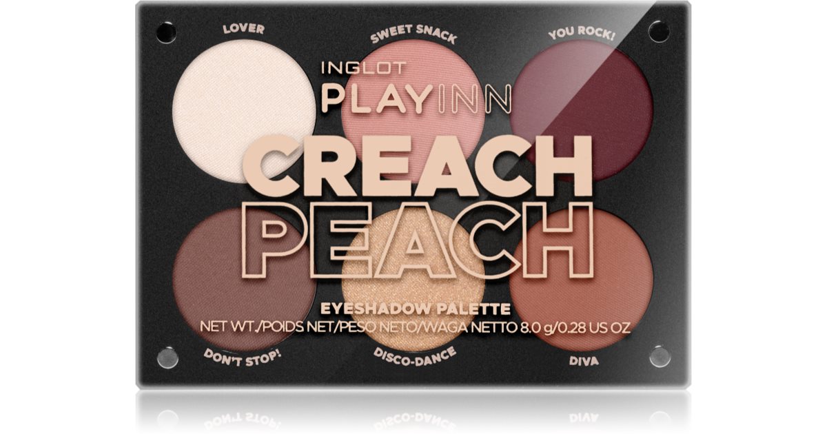 Inglot PlayInn LOCA MOCCA color eyeshadow palette 7.4 g