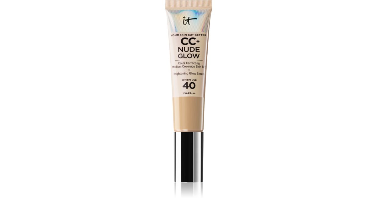 IT Cosmetics Your Skin But Better CC + Nude Glow illuminating foundation SPF 40 color Fair Light 32 ml