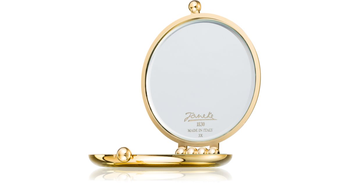 Janeke Gold Line Double gold cosmetic mirror Ø 65 mm 1 pc