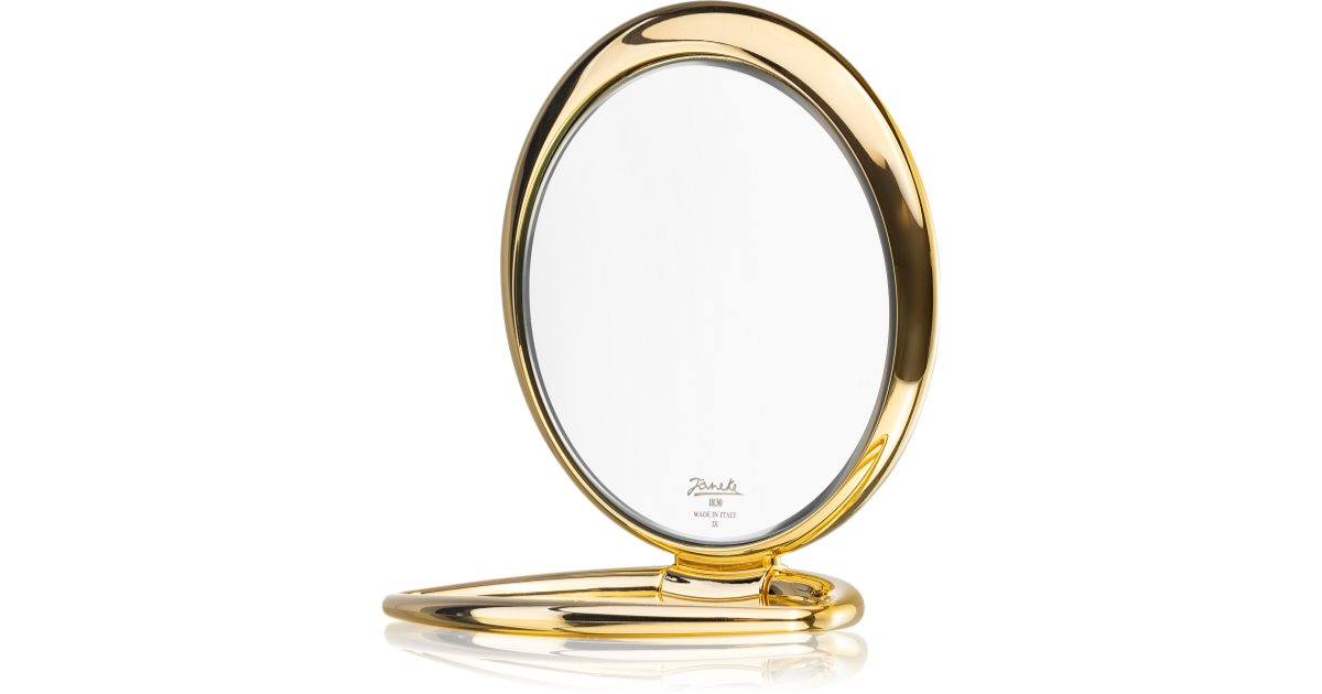 Janeke Gold Line Table Double Mirror Cosmetic Mirror Ø 130 mm 1 pc