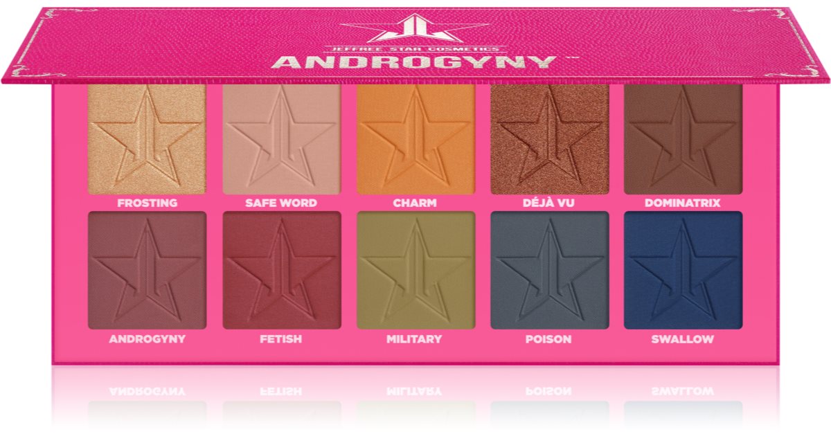 Jeffree Star Cosmetics Androgyny eyeshadow palette 10x2,52 g