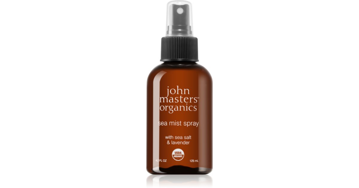 John Masters Organics Sea Salt &amp; Lavender Spray sea salt with lavender on the length of the hair 125 ml