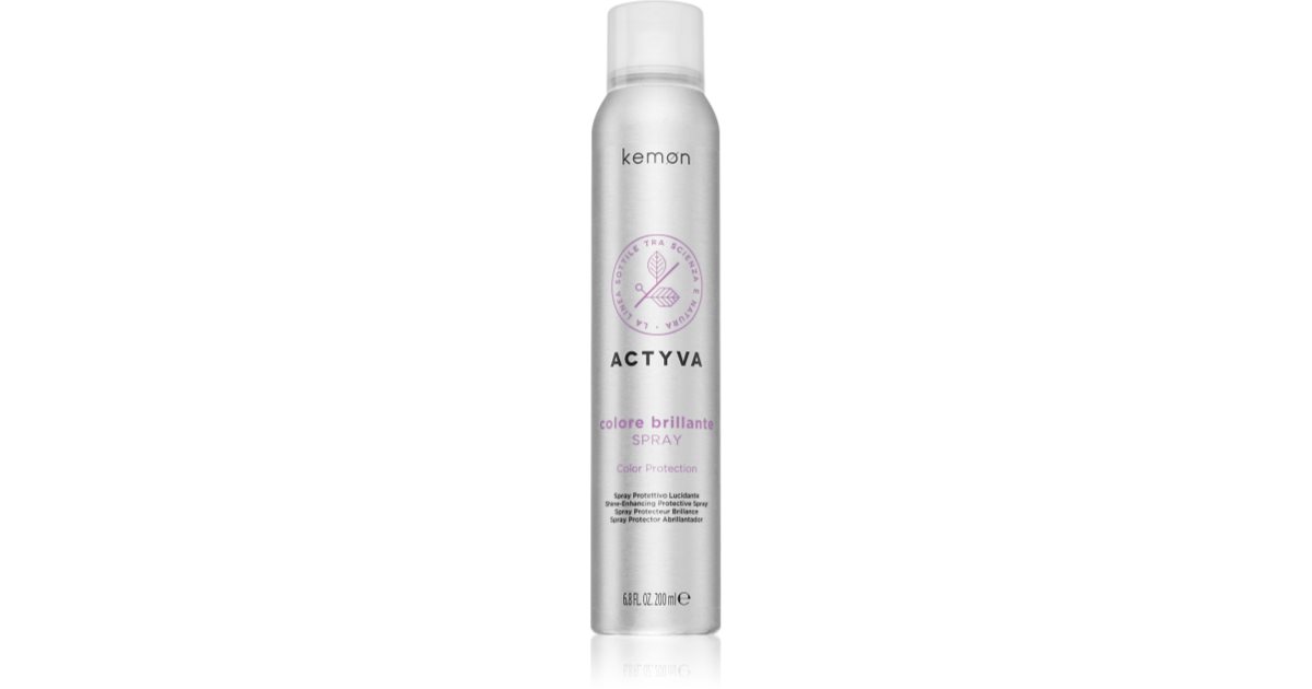 Kemon Actyva Colore Brillante heat-protective spray for straighteners and curling irons 200 ml