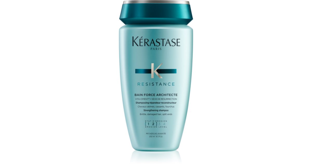 Kérastase Résistance Bain Force Architecte strengthening shampoo for weak and slightly damaged hair 500 ml