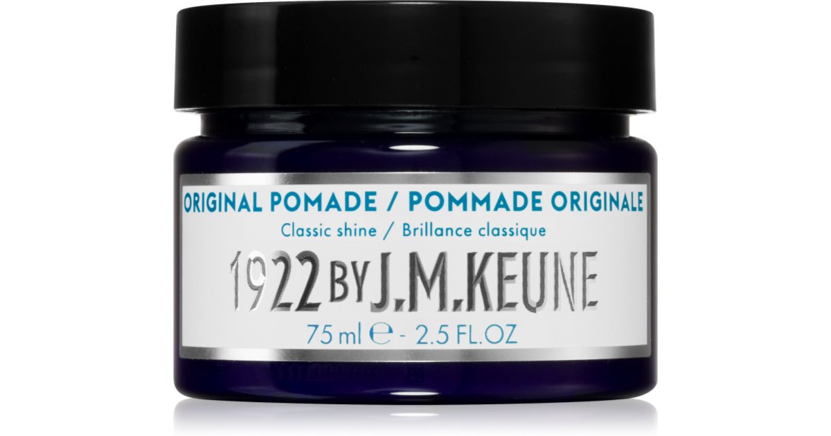 Keune 1922 Original hair pomade for natural hold and shine of hair 75 ml