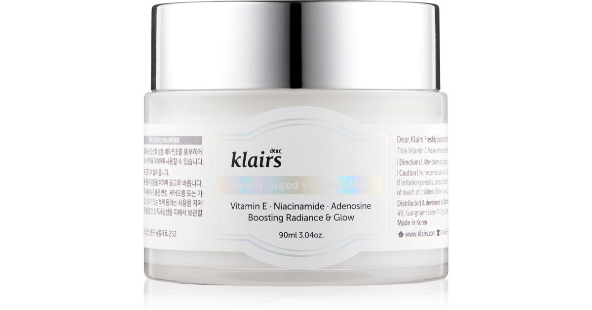 Klairs Freshly Juiced Maschera with vitamin E 90 ml