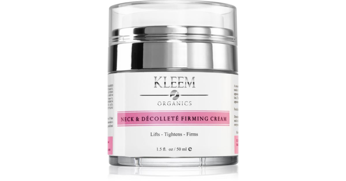 Kleem Organics Firming cream for neck and décolleté 50 ml