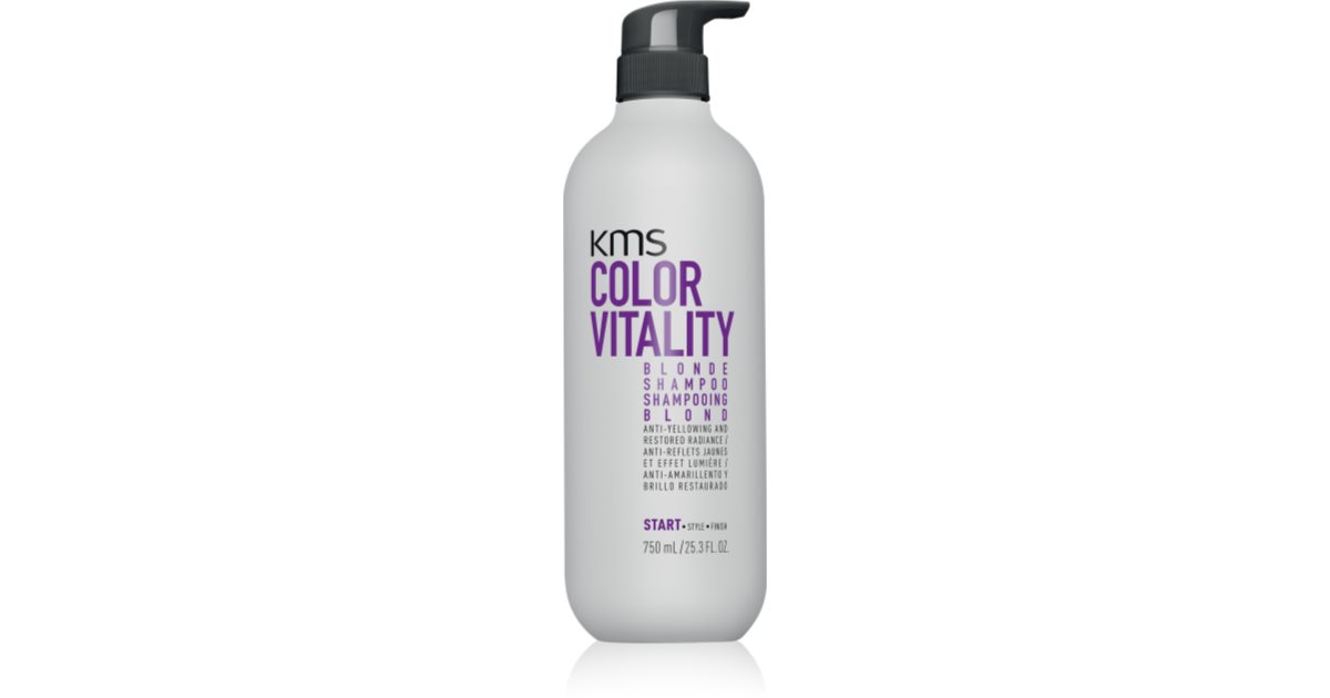 KMS Color Vitality Blonde Hydrating Shampoo for Blonde Hair 750ml