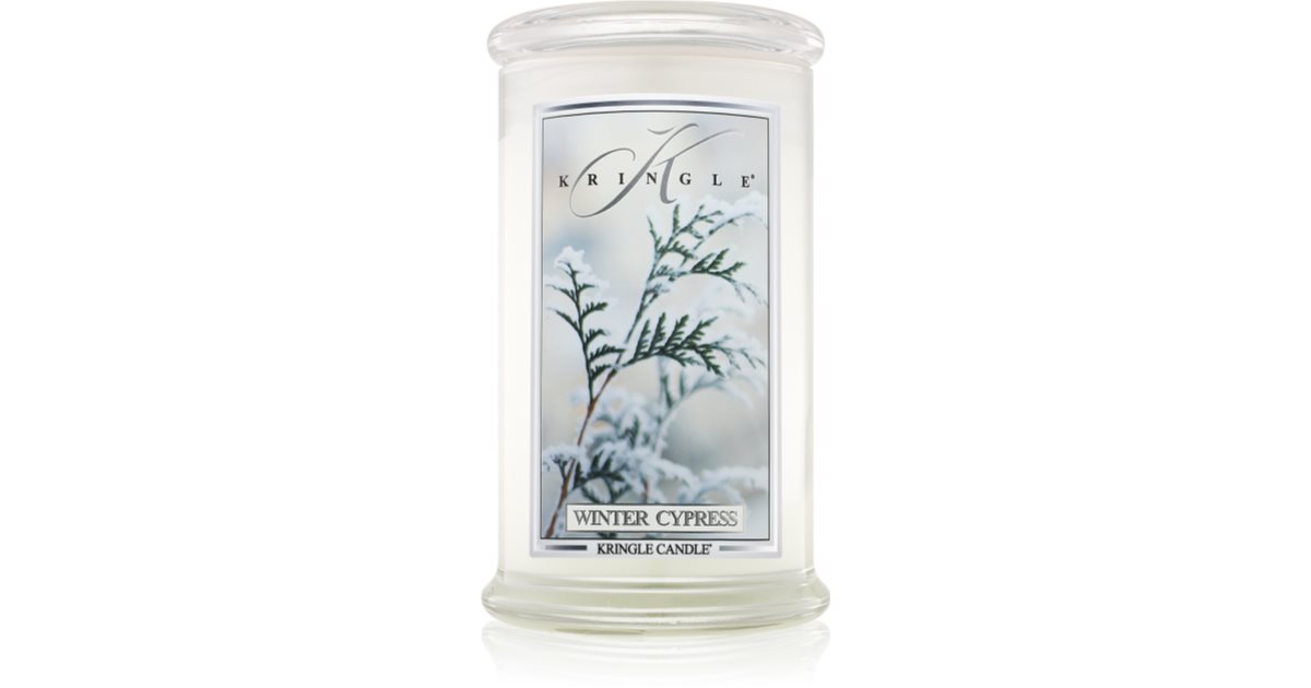 Kringle Candle Winter Cypress Scented Candle 624g