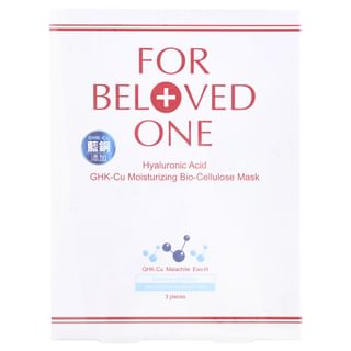 For Beloved One - Maschera GHK-Cu hyaluronic acid biocellulose moisturizer