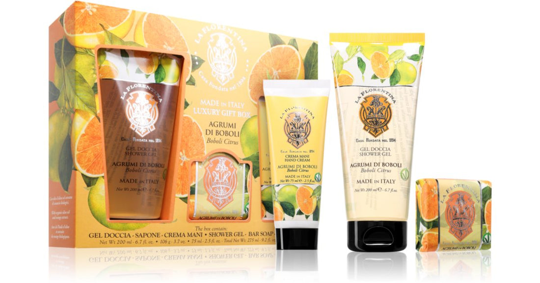 La Florentina Boboli Citrus Gift Set (for women) citrus 3 pcs