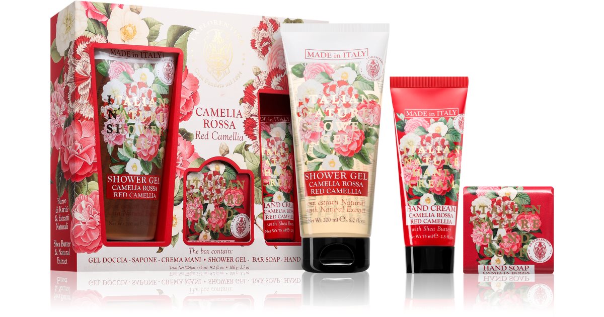 La Florentina Camelia Rossa Gift Box Set (for women) 3 pcs