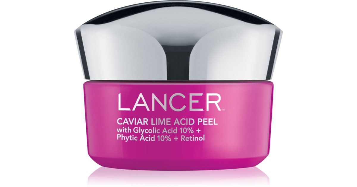 LANCER CAVIAR LIME ACID PEEL illuminating and hydrating cream scrub 50 ml