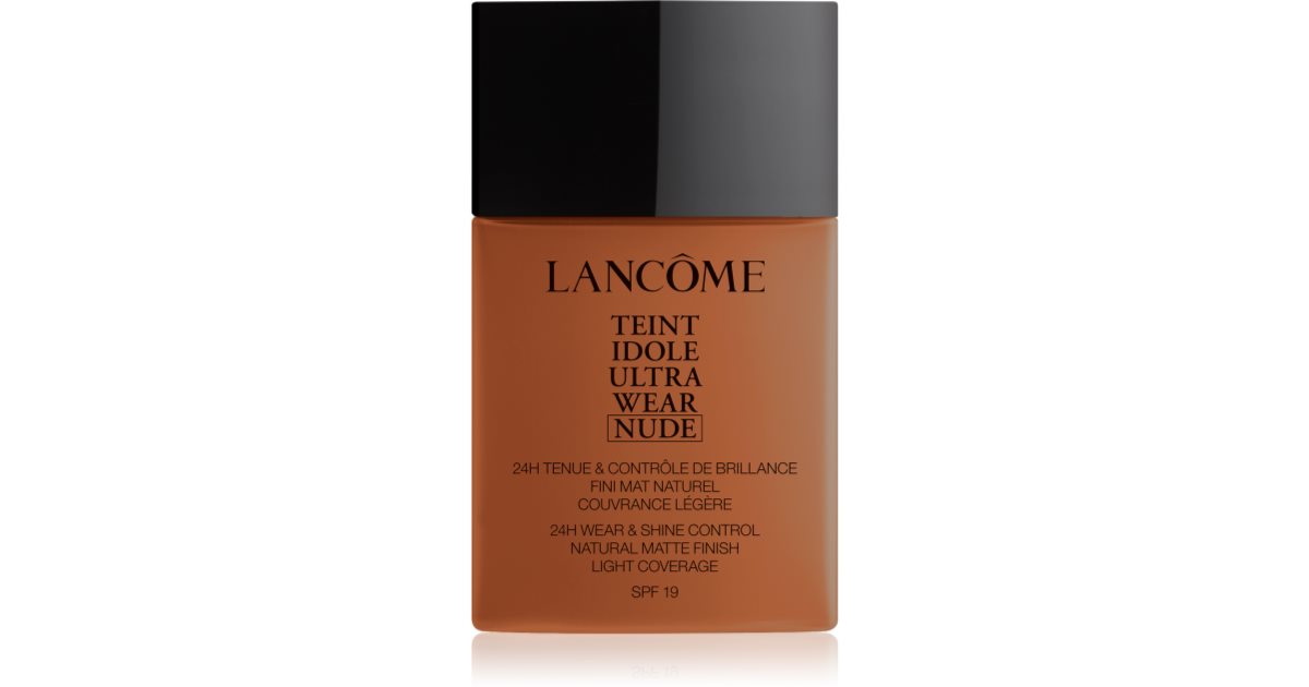 Lancôme Teint Idole Ultra Wear Nude lightweight mattifying foundation color 13.2 Brun 40 ml