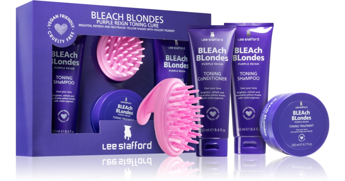 Lee Stafford Bleach Blondes Purple reign set (neutralizer for yellow tones)