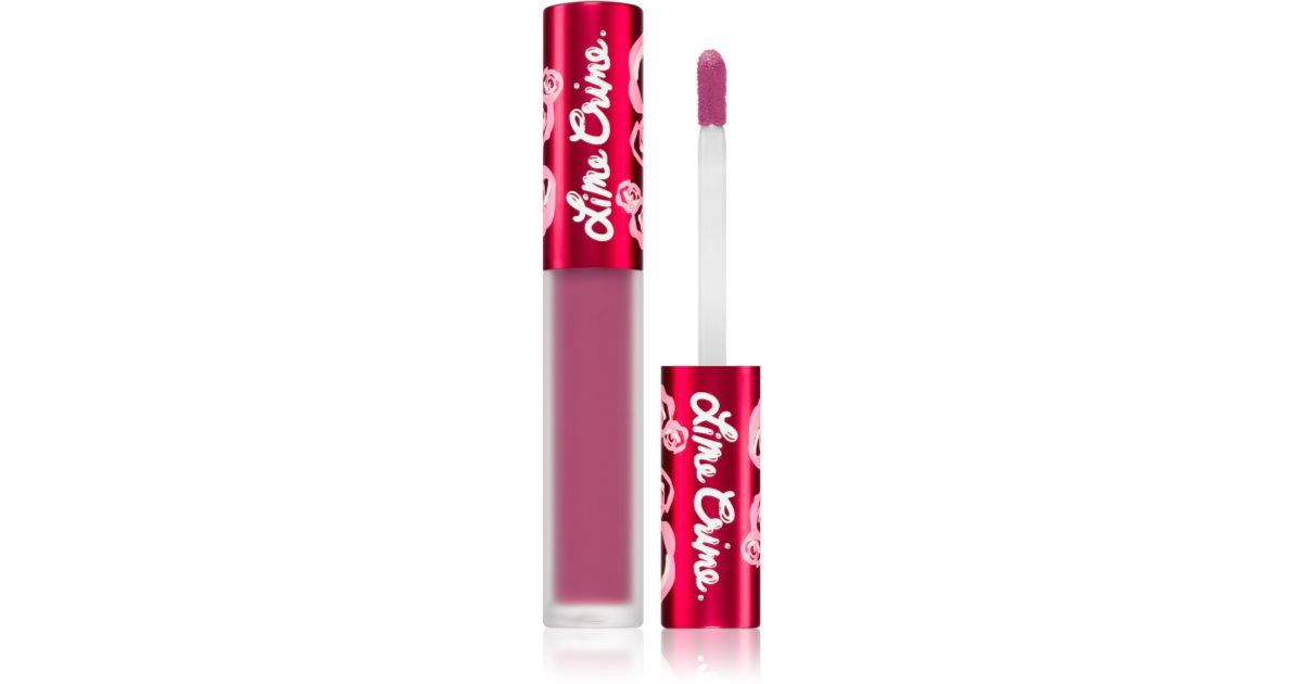 Lime Crime Velvetines liquid lipstick matte color Saint 2.6 ml