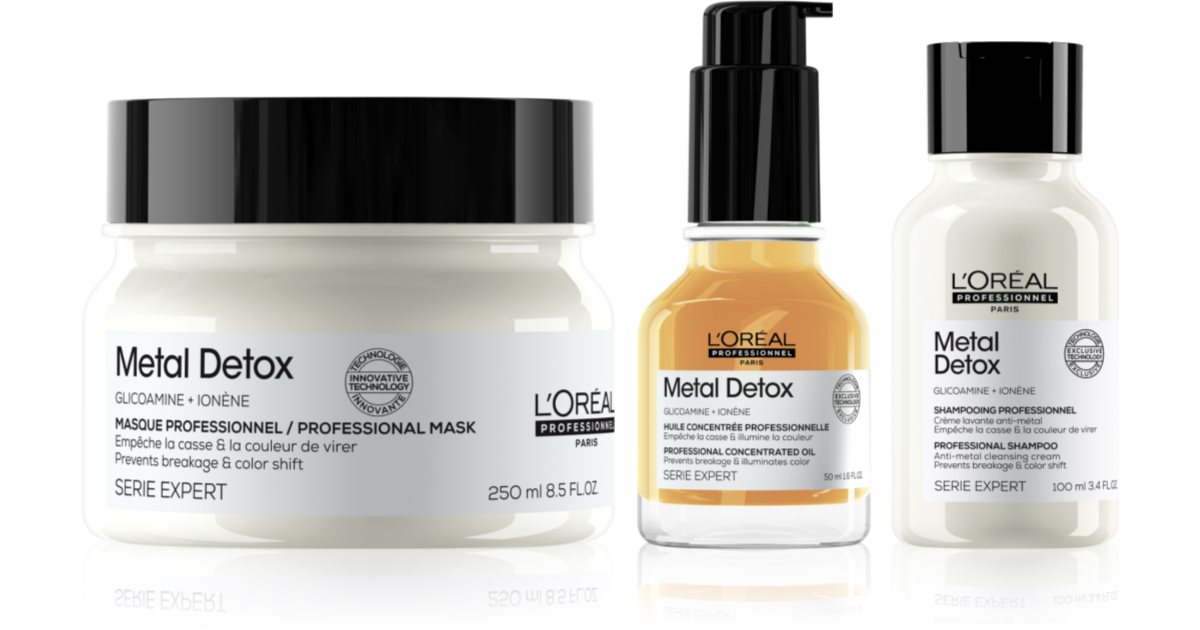 L’Oréal Professionnel Serie Expert Metal Detox Value Pack (For Coloured Hair)