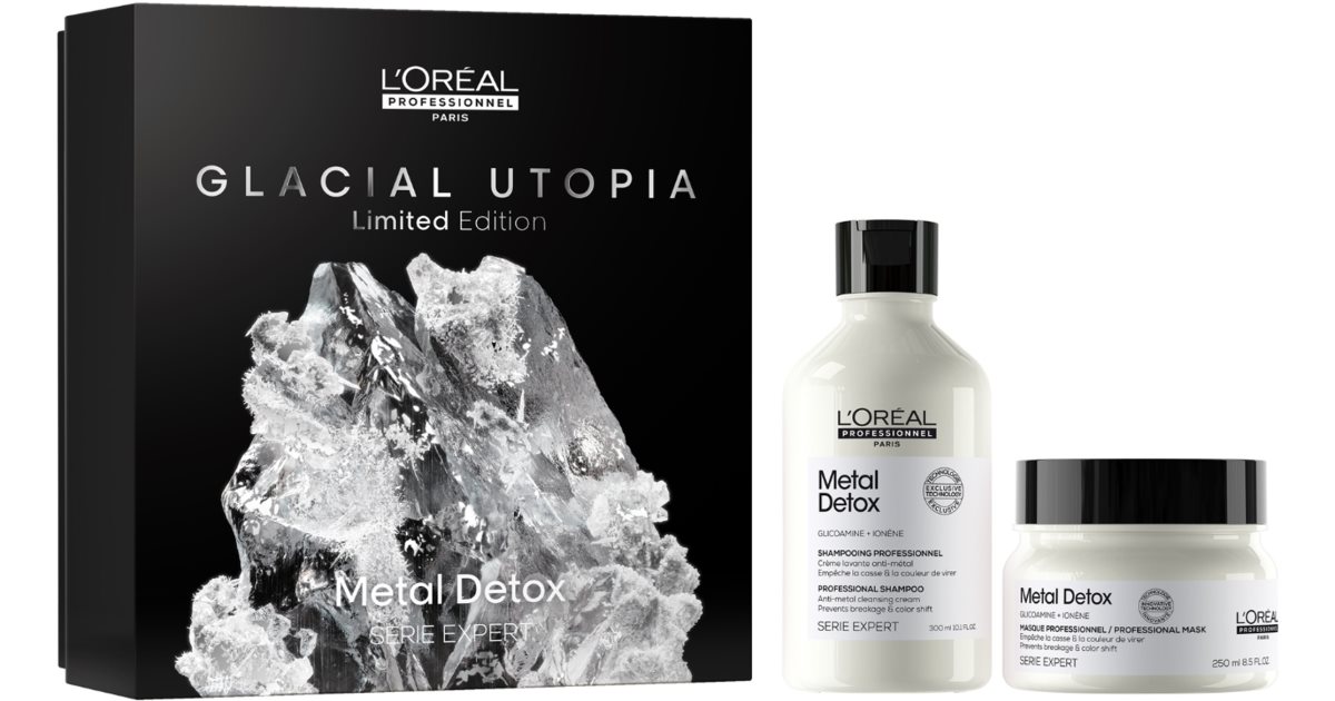 L’Oréal Professionnel Serie Expert Metal Detox Gift Set (For Coloured &amp; Damaged Hair)