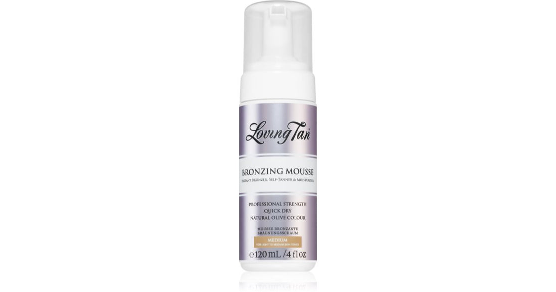 Loving Self-tanning Mousse color Medium 120 ml