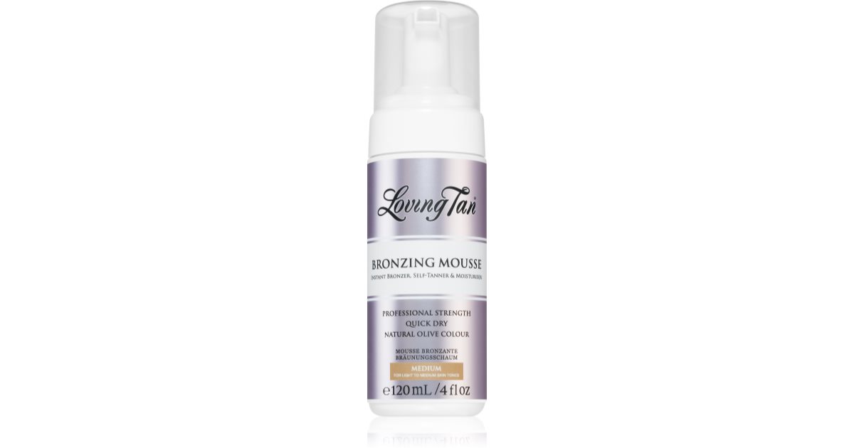 Loving Self-tanning Mousse color Medium 120 ml