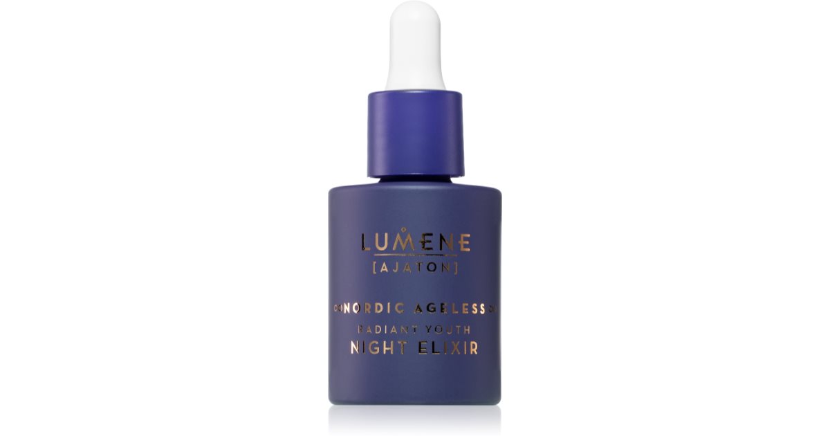 Lumene AJATON Nordic Ageless Anti-Wrinkle Night Nourishing Serum 30ml