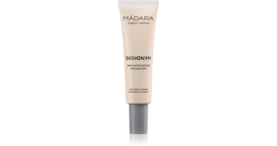 Mádara Skinonym Semi-Matte Peptide Long-lasting Foundation with Peptides Color 