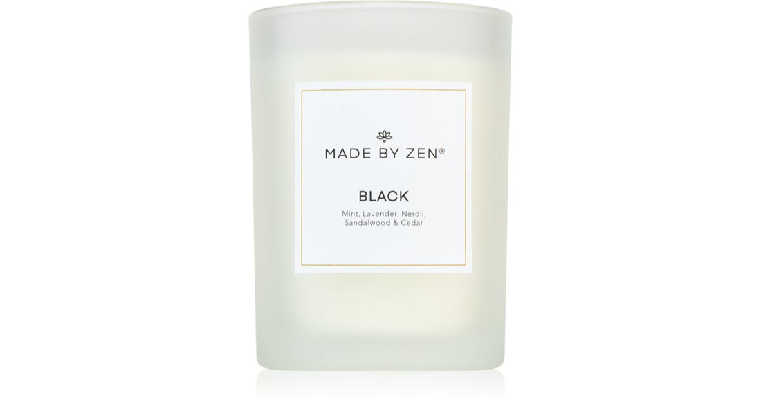 MADE BY ZEN Black scented candle 250 g