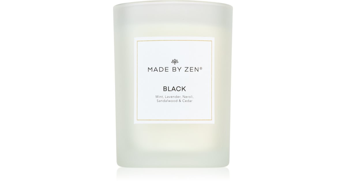 MADE BY ZEN Black scented candle 250 g