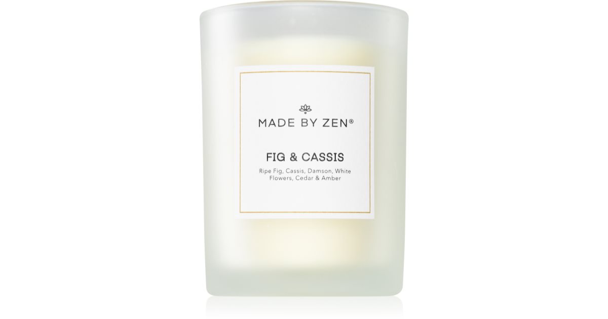 MADE BY ZEN Fig &amp; Cassis scented candle 250 g