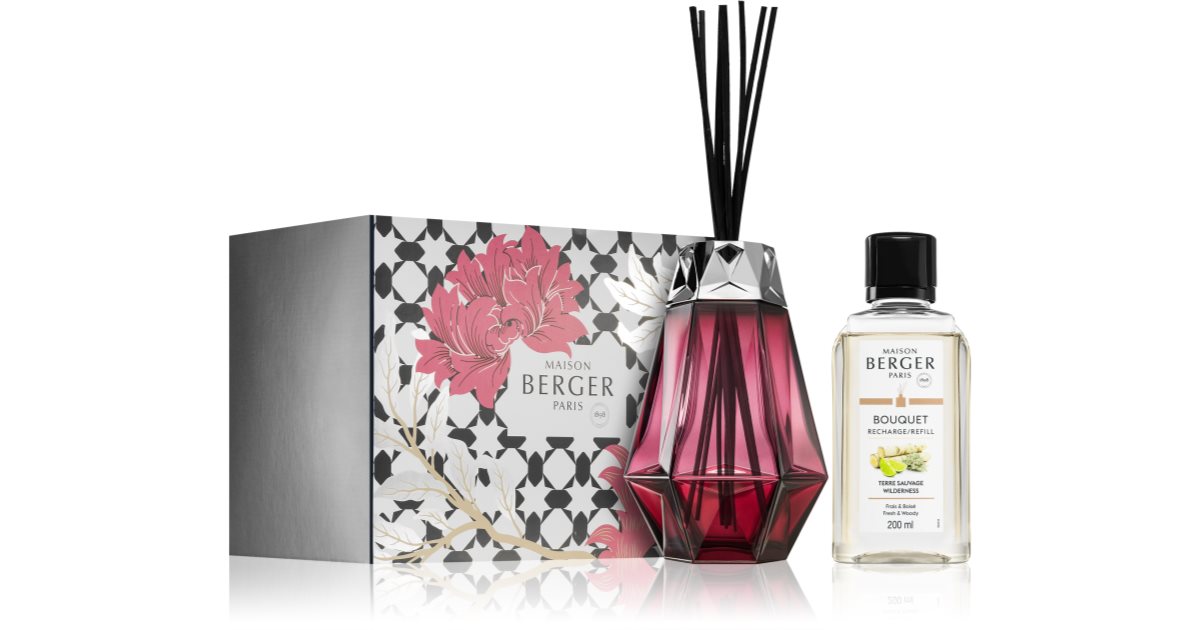 Maison Berger Paris Prisme Wilderness Aroma Diffuser Gift Set + Aroma Diffuser Refill 200ml