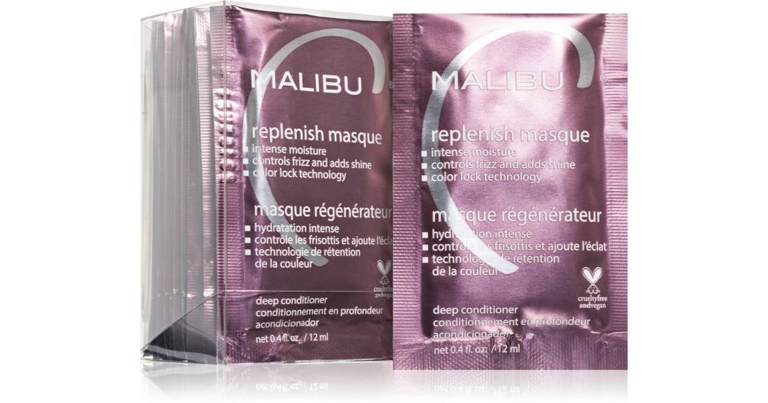 Malibu C Replenish maschera hair reconstructor 12x12 ml