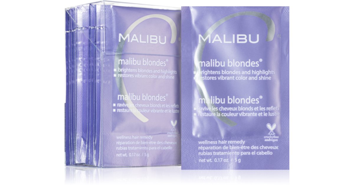 Malibu C Wellness Remedy for hair Malibu Blonde 12x5 g