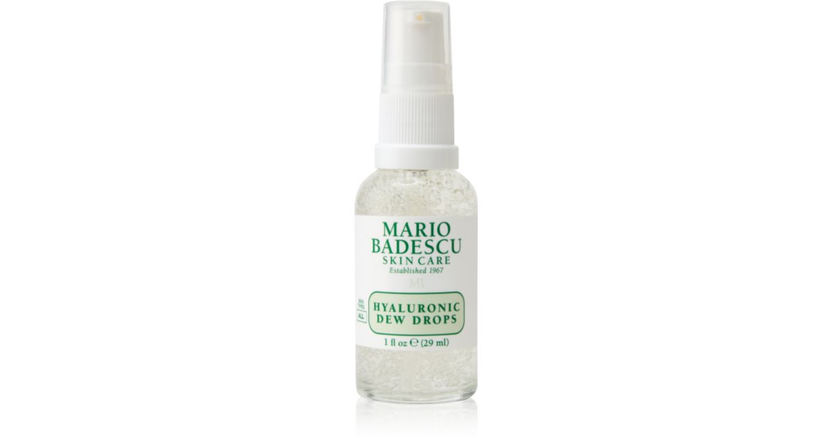 Mario Badescu Hyaluronic Dew Illuminating Face Serum Drops with Gel Texture 29 ml