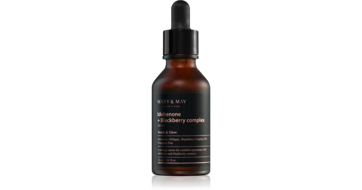 MARY &amp; MAY Idebenone + Blackberry Complex Serum 30 ml