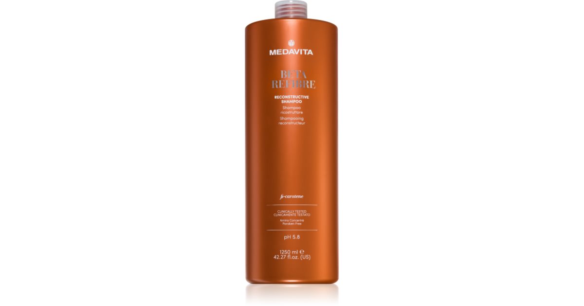 Medavita Beta Shampoo Reconstructive restructuring for hair without vitality 1250 ml