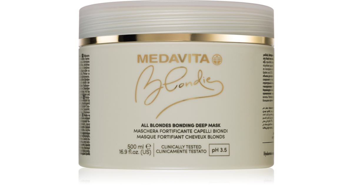 Medavita Blondie All Blondes maschera Strengthener for colored hair 500 ml