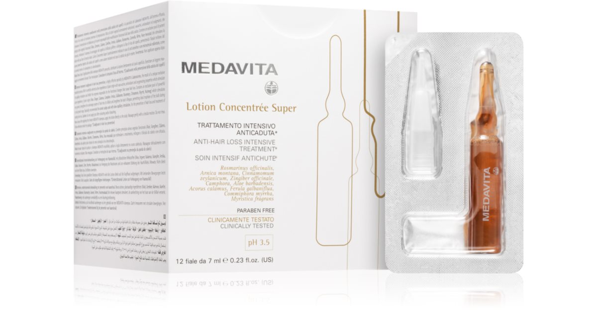 Medavita Lotion Concentree Super anti-hair loss treatment treatment 12x7 ml