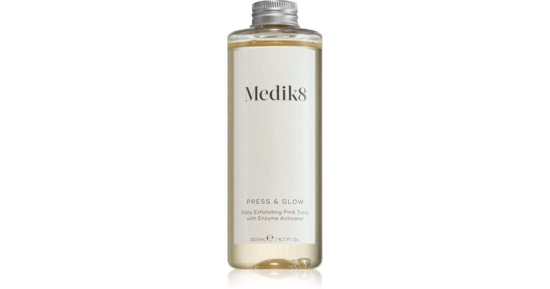 Medik8 Press &amp; Glow Exfoliating Cleansing Toner 200ml