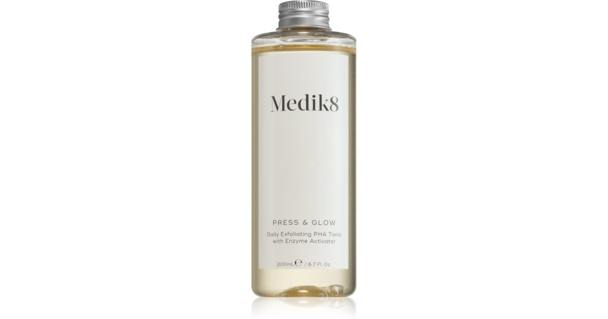 Medik8 Press &amp; Glow Exfoliating Cleansing Toner 200ml