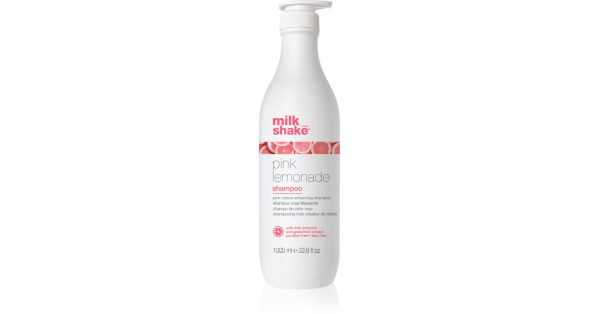 Milk Shake Pink Lemonade colored shampoo for blonde hair odstín Pink 1000 ml