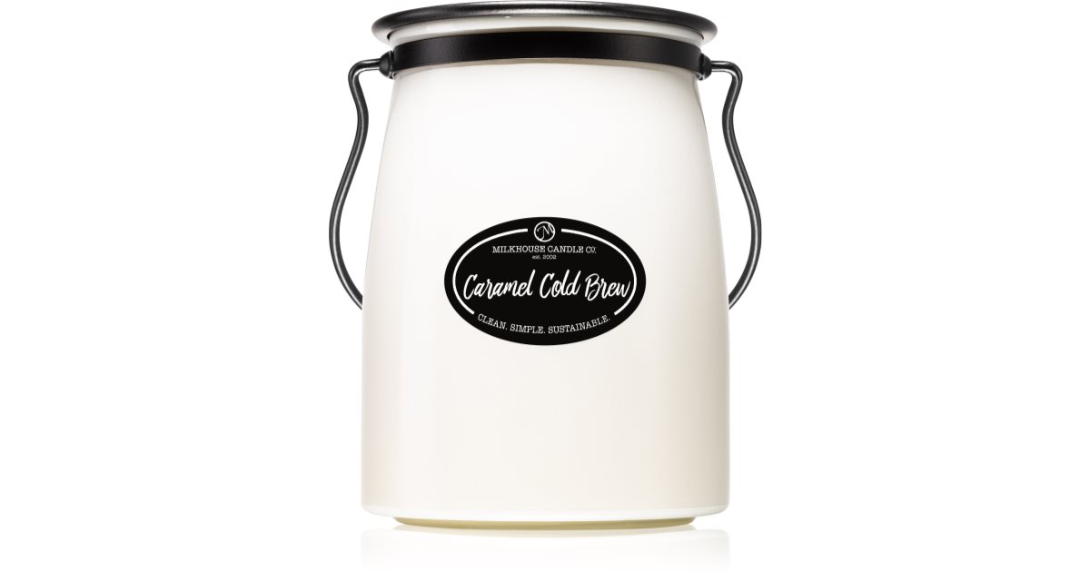 Milkhouse Candle Co. Creamery Caramel Cold Brew Scented Candle Butter Jar 624g