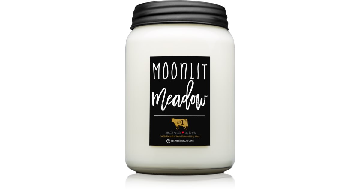 Milkhouse Candle Co. Farmhouse Moonlit Meadow scented candle Mason Jar 737 g