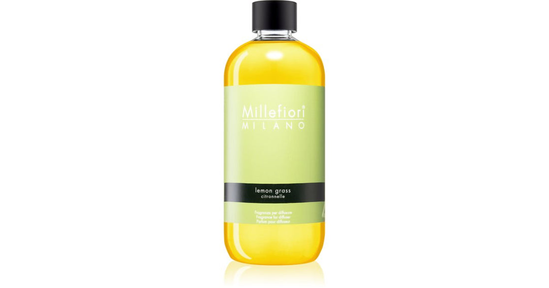 Millefiori Milano Lemon Grass Aroma Diffuser Refill 500ml