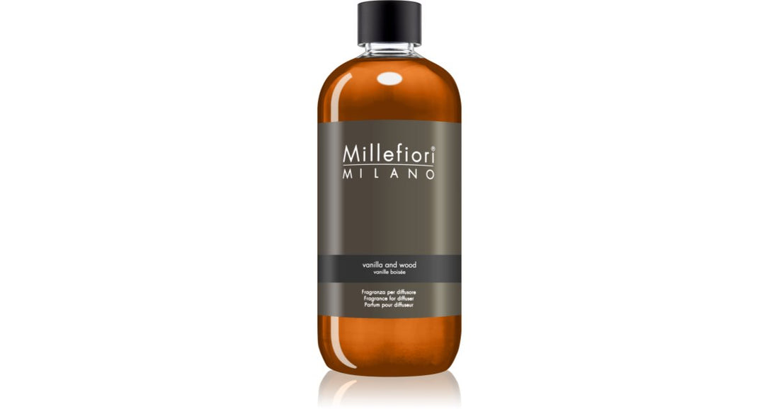 Millefiori Milano Vanilla &amp; Wood Aroma Diffuser Refill 500ml