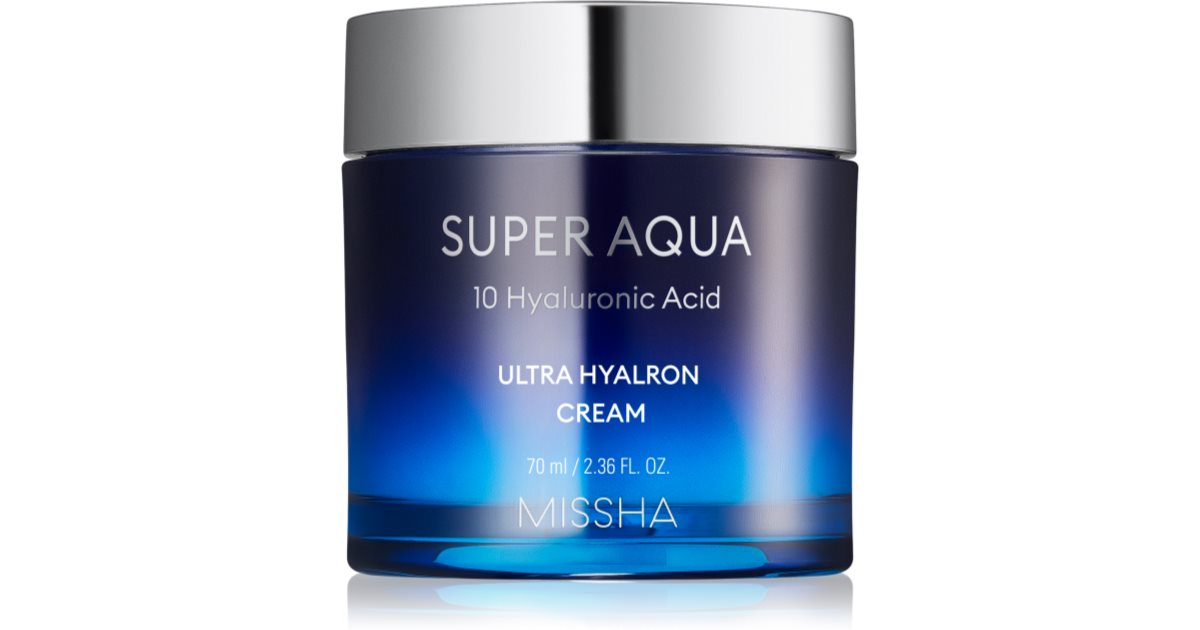 Missha Super Aqua 10 Hyaluronic Acid face moisturizing cream 70 ml