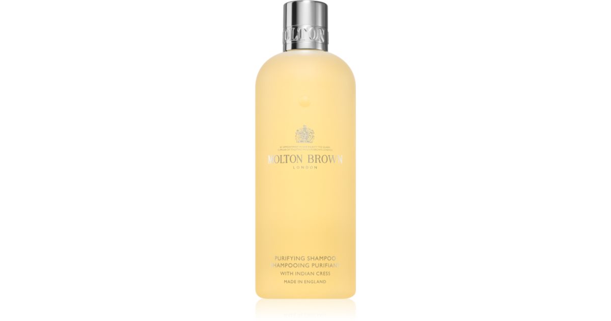 Molton Brown Indian Cress Purifying Cleansing Shampoo to Nourish and Shine 300ml