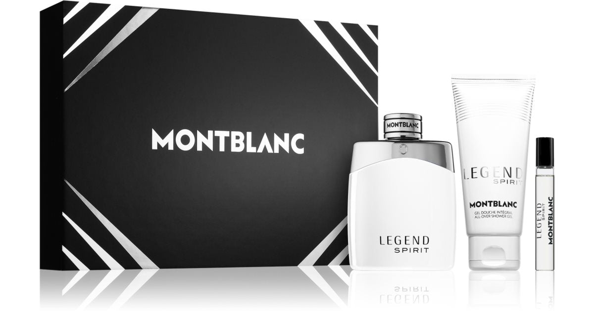 Montblanc Legend Spirit Gift Set for Men Eau de Toilette 100ml + Shower Gel 100ml + Eau de Toilette 7.5ml