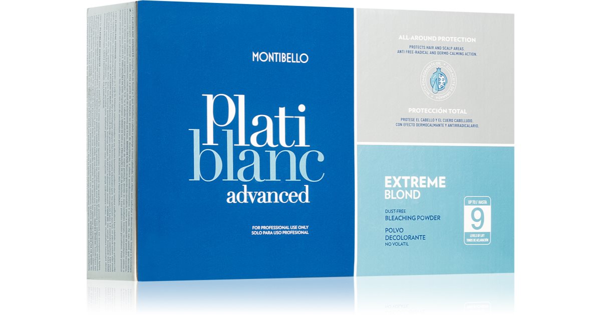 Montibello Plati blanc bleaching powder with lavender Extreme blond 2x500 g