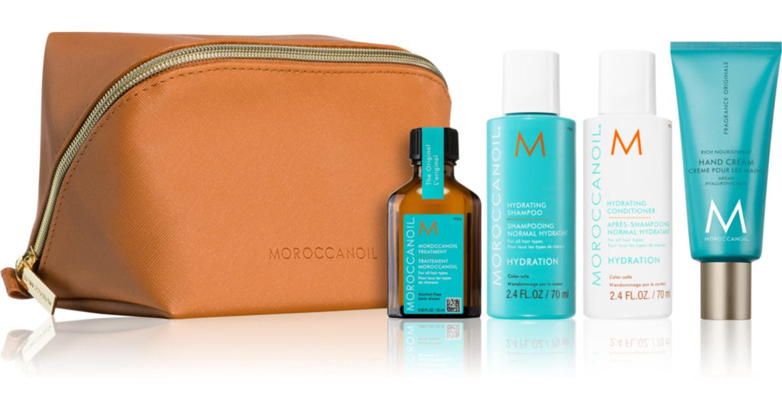 Moroccanoil Hydration travel kit nourishing and moisturizing cosmetic bag 1 pc