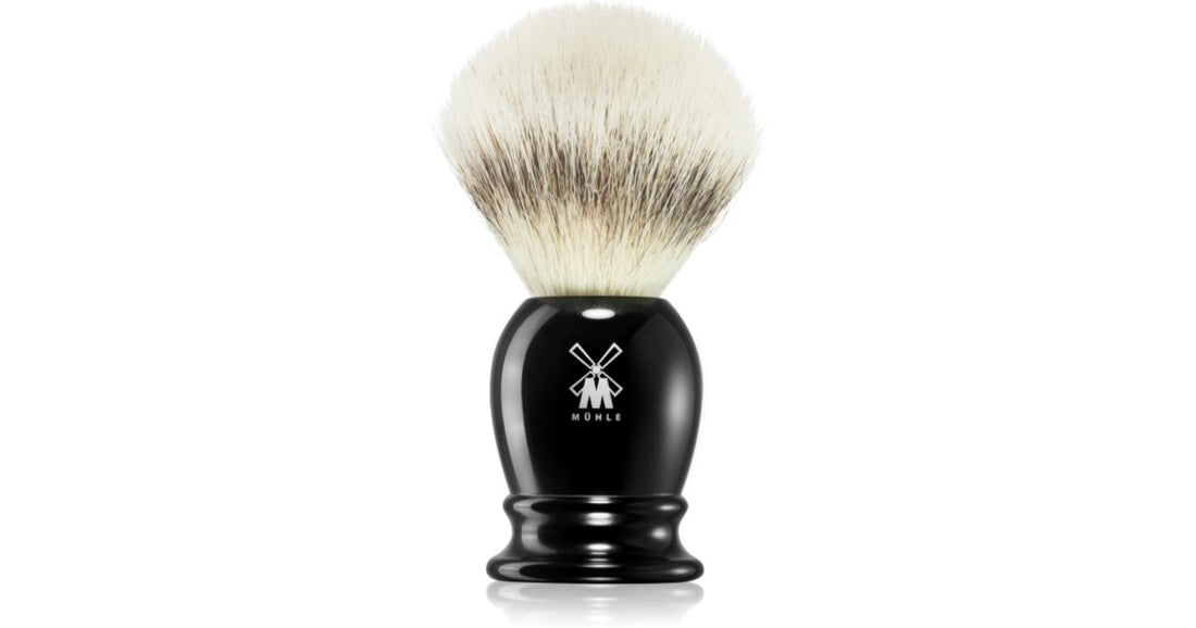 Mühle CLASSIC Silvertip Fibre® Black Resin Shaving Brush Small 1 pc